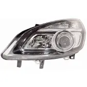 VAN WEZEL Phare Gauche Avec Clignotant 8/06 H7 H1 Noir Avec Regl.Elect. Pour Scenic