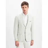 Nils Sundström Veste de costume vert clair