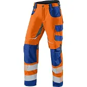 Kübler Reflectiq Sommerhose Psa 2 Warnorange/Kbl.Blau 25