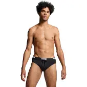 Puma Logo Swimming Brief Noir L Homme