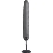 Perel Housse extérieure pour parasol, grise, 220 cm x 40 cm