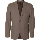 Selected Theo Slim Fit Blazer Marron 56 Homme