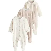 Next Pyjama crème / sable / beige chiné