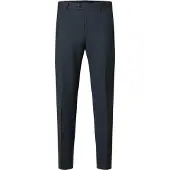 Selected Pantalon à plis 'SLH-Theo' marine