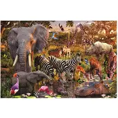 Ravensburger Puzzle Animaux du continent africain - 3000 pièces