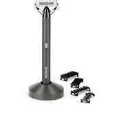 BaByliss Tondeuse à barbe Super-X Metal OT996E, batterie 5,5 mm, utilisable sur peau sèche ou humide, couleur argent.
