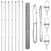 vidaXL Ground Fix Clôture en fil de fer soudé 10 x 1,6 m (L x H)