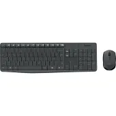 Logitech MK235 - Tastatur-und-Maus-Set - kabellos - 2.4 GHz - Französisch