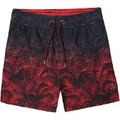 KOROSHI Shorts de bain indigo / rouge / noir