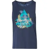 KOROSHI T-Shirt bleu marine / turquoise / jaune clair