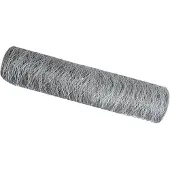 vidaXL Clôture hexagonale argent 0,4 x 50 m Acier galvanisé