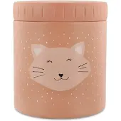 Trixie Lunchpot isotherme 500 ml - Mrs. Cat - Récipient isotherme en acier inoxydable rose