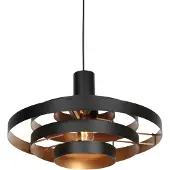 Steinhauer Suspension design Halo Cirque noir Ø 50cm