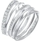 Elli Bague argent / transparent