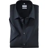 Olymp Level Five Body Fit Chemise marine, Unicolore