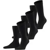 Falke Chaussettes gris foncé / noir