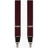 Profuomo Homme Profuomo Bretelles rouge vin, Unicolore