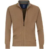 REDMOND Homme Redmond Casual Regular Fit Cardigan marron clair,