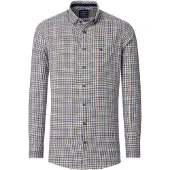 REDMOND Homme Redmond Casual Comfort Fit Chemise jaune, A carreaux