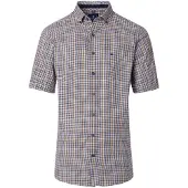 REDMOND Homme Redmond Casual Comfort Fit Chemise jaune, A carreaux