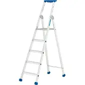 Little Jumbo 1223750107 Maxibat 2375 Échelle - Simple - Aluminium - 1 X 7 Marches - Hauteur De Travail Max. 3,59 M