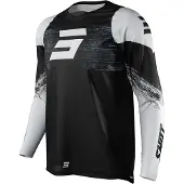 Shot Race Gear Raw Burst Long Sleeve Jersey Noir L Homme