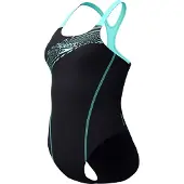 Speedo Medley Logo Swimsuit Noir UK 42 Femme