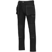Storvik Tim Pantalon de travail extensible noir