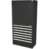 HBM profi armoire combinée noir