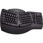 Perixx PERIBOARD-512 FR, Clavier USB ergonomique, noir