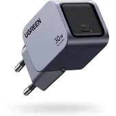 UGREEN Chargeur secteur Nexode Pro 30 W USB-C GaN Fast Charger EU, 1 x USB-C, gris