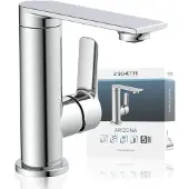 Schutte Robinet salle de bain ARIZONA Robinet de lavabo chromé Mitigeur 32410