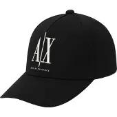 Armani Exchange pour homme. XM000811AF13343UC001 Casquette de baseball noire (OSFA), Casuel, Coton