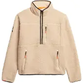 Superdry Outdoor Half Zip Sweatshirt Beige 2XL Homme