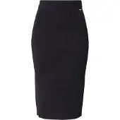 Armani Exchange pour femme. 8NYN9AYMH6Z1200 Jupe midi noire (XS), Casuel, Viscose
