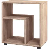 VCM Table d'appoint en bois | Table basse simple | Dimensions H. 55 x W. 50 x D. 30 cm | Table de chevet | Table basse - Zeito