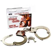 Dream Toys A classic police metal menottes mains short 26 cm