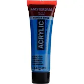 Talens Amsterdam - Peinture - acrylique à base d'eau - cyan primaire - semi-transparent - satin - 120 ml