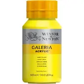 Winsor & Newton Galeria Peinture acrylique 500 ml Lemon yellow 346