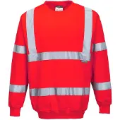 Portwest Sweat Shirt Haute Visibilité Rouge M