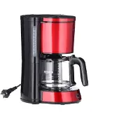 Severin KA 4817 Machine à café type 10 tasses rouge