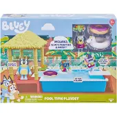 Bluey Pool Time Playset (90204) Dollhouse Bleu Enfants