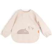 Done by Deer Bavoir À Manches Longues 6-18mois Ozzo Rose -