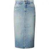 Pepe Jeans Midi Skirt Bleu XL Femme
