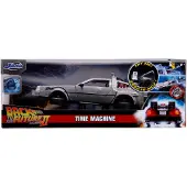 Jada Back To The Future Dlorean Ii 1:24 Figure Gris Enfants