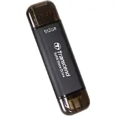 Transcend SSD portable ESD310C USB-C 512 Go (R1050/W950) Noir