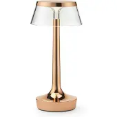 Flos Lampe de Table , Bon jour unplugged, dimmable, Cuivré, Couloir, Plastique, Design