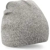 Beechfield Pack 50 Bonnet homme Beanie original Pull-On Heather Grey - Beechfield B44 - Taille One Size