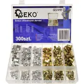 GEKO Jeu d'écrous rivetés aluminium/acier 300pcs G02910