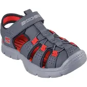 SKECHERS Relix Sandal 406521L-CCRD, Sandales, pour garçons, Gris